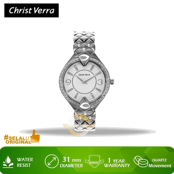 Jam Tangan Christ Verra CV 71057L-11SLV Original Murah