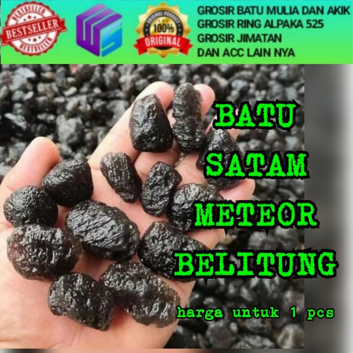 BATU SATAM METEORIT BELITUNG TEMBUS SENTER