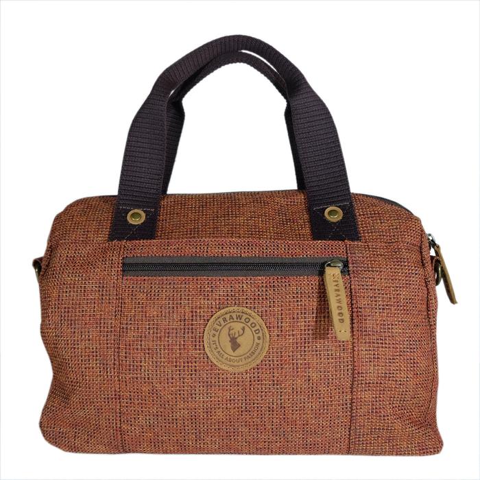 Tas Premium Evrawood Catania Satchel - Terracota - Kanvas
