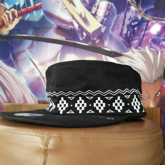 Korea Brand Topi Snapback Hat Jojo Original Hitam Second Thrift Motif