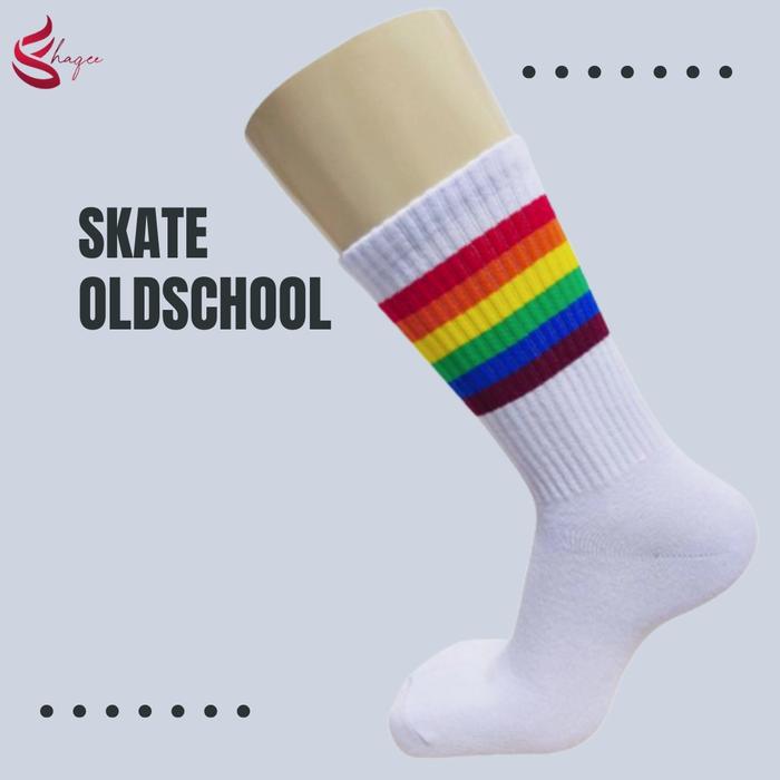 kaos kaki motif skate old school,kaos kaki old school