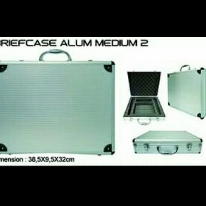 Briefcase/Koper Kosong Aluminium Medium 2/Koper mic