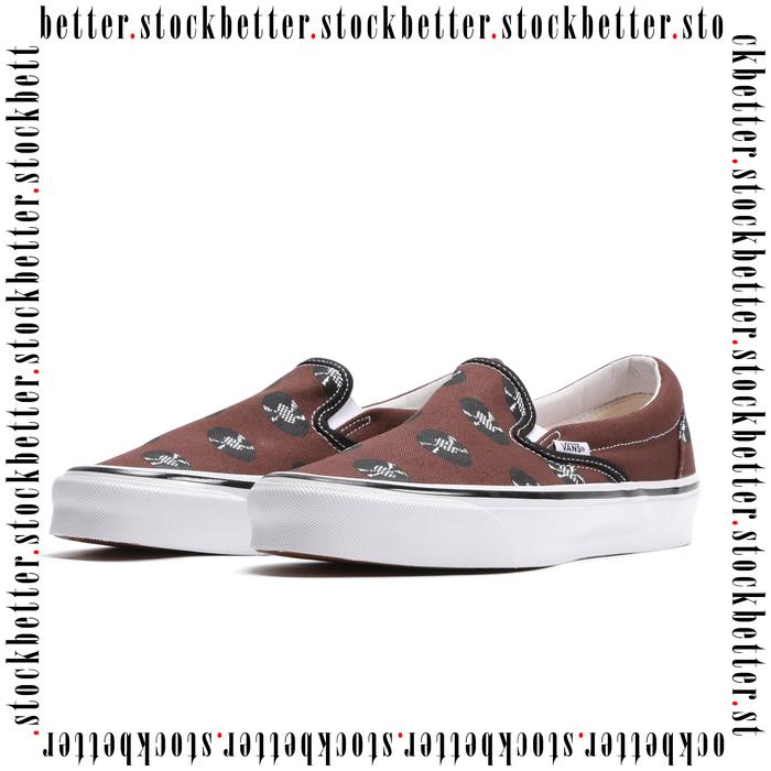 VANS SLIPON WACKO MARIA BROWN