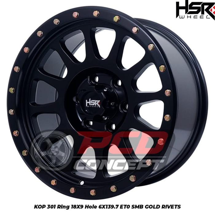 VELG RING 20 LOBANG 6 HSR | VELG FORTUNER HILUK GRATIS KIRIM NTT