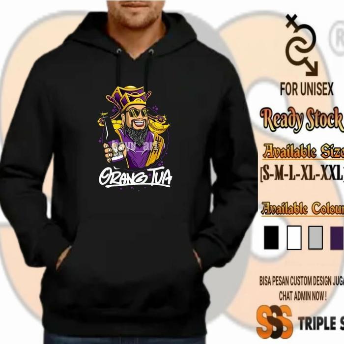 HOODIE JUMPER CAP ORANGTUA FAFAFA DESAIN KAKEK KEREN HOODIE ORANG TUA