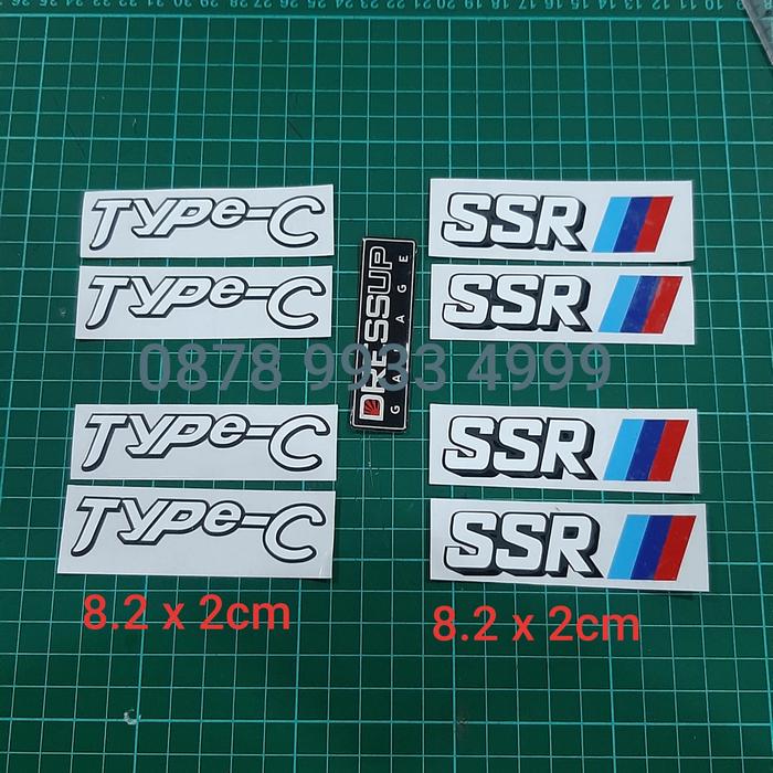 sticker velg ssr type c