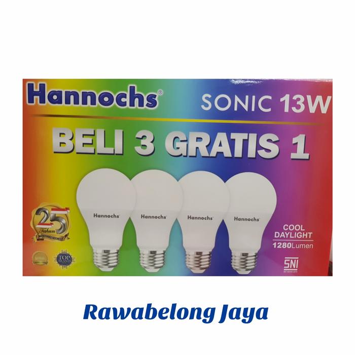 LAMPU SONIC HANNOCHS 13 WATT/ ISI 4 PCS