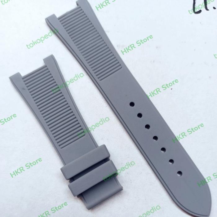 Tali strap jam tangan Patek Philippe karet Rubber pria watch philipe