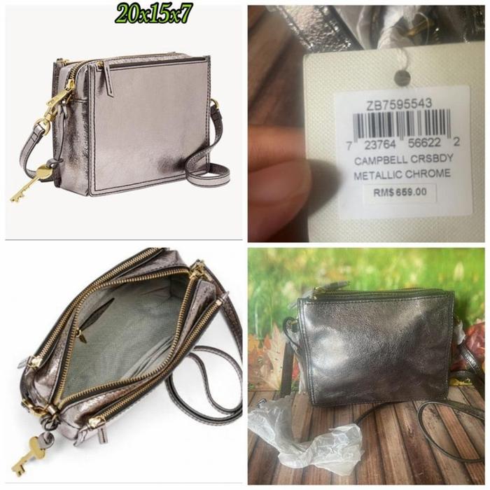 Tas Fossil Campbell Metalic Sale