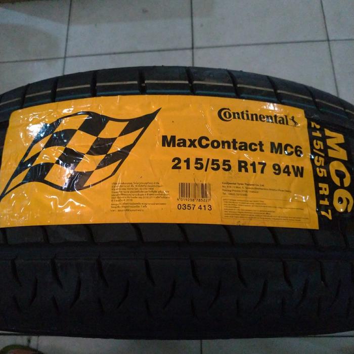 Ban Luar Continental Maxcontact MC6 215/55/R17 94W Tubeless obral