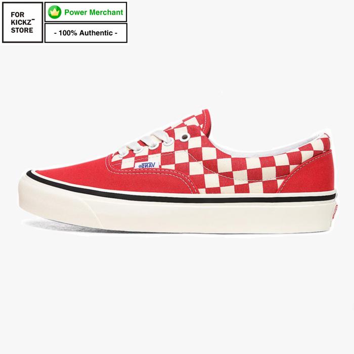 VANS ERA 95 DX ANAHEIM OG RED WHITE CHECKERBOARD