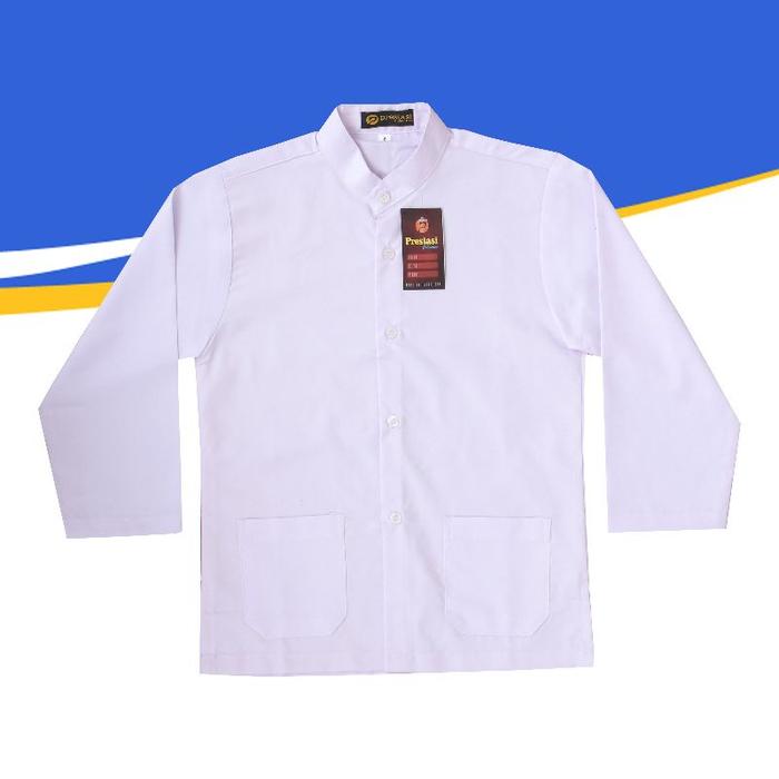 baju koko tpq saku dua bawah seragam sekolah tpq atasan