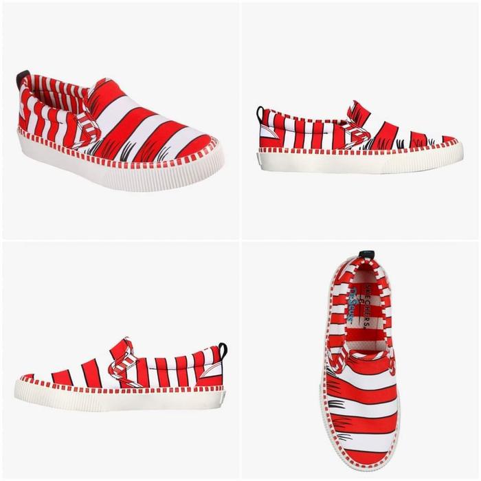 SALEEE 100% Original Skechers Dr. Seuss V'Lites We Saw Red Women's
