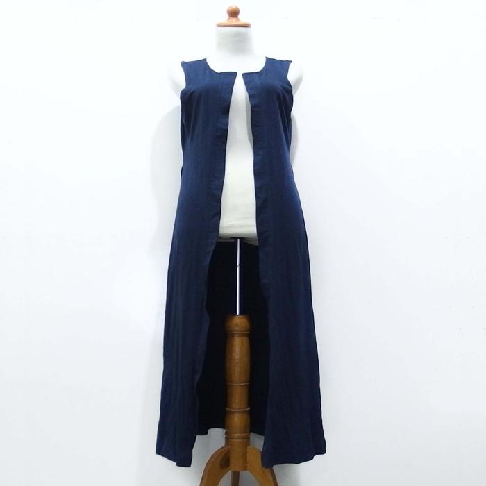 EA163 SIZE L-L+ LONG VEST ROMPI PANJANG WANITA SECOND BRANDED IMPORT
