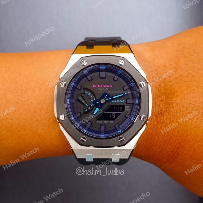 casio oak gshock ga2100 custom gm-2100 g-shock ga-2100vb custom gm2100