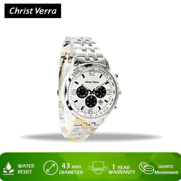 Jam Tangan Christ Verra CV 75018G-11 SLV Original Murah