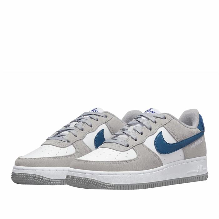 Nike Air Force 1 GS Athletic Club Grey White Blue Original Resmi