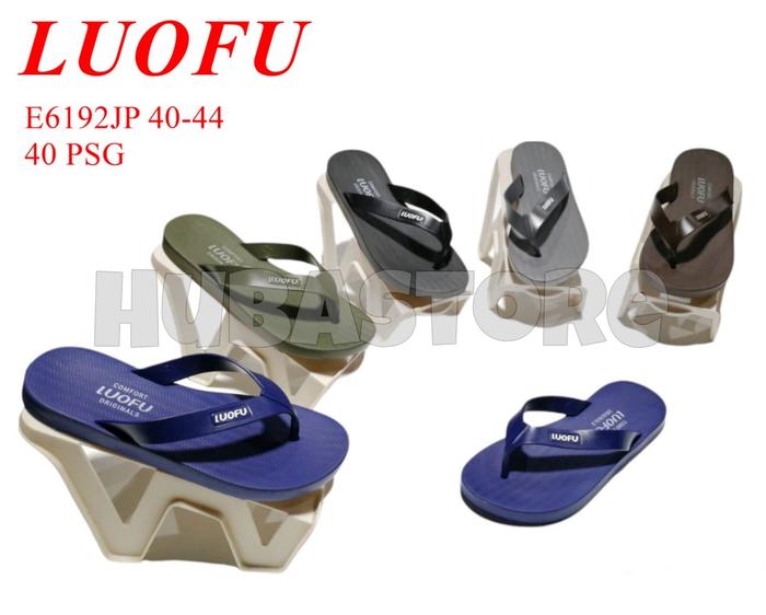 SANDAL JEPIT JELLY KARET PRIA LUOFU E6192JP