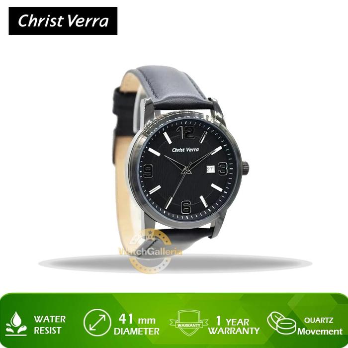 Jam Tangan Christ Verra CV 71112G-26 BLK Original Murah