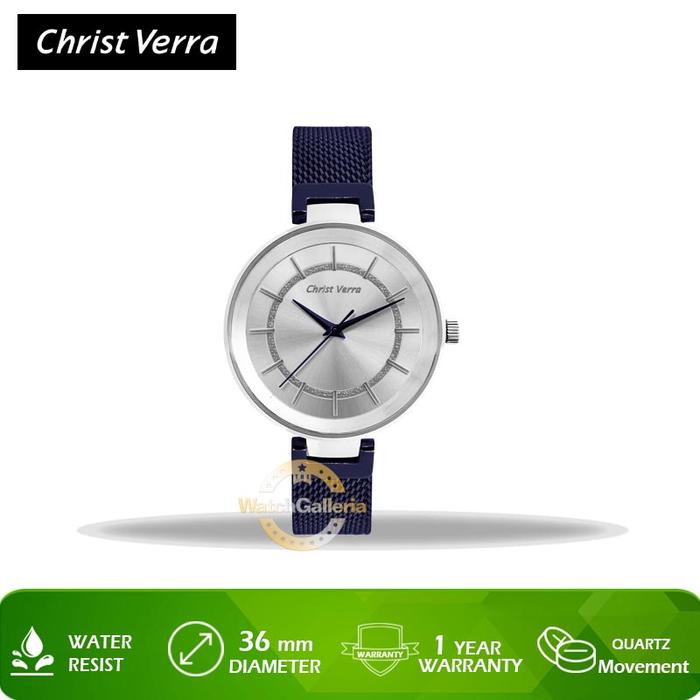 Jam Tangan Christ Verra CV 71602L-41 SLV Original Murah