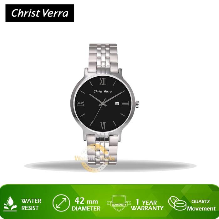 Jam Tangan Christ Verra CV 71106G-11 BLK Original Murah