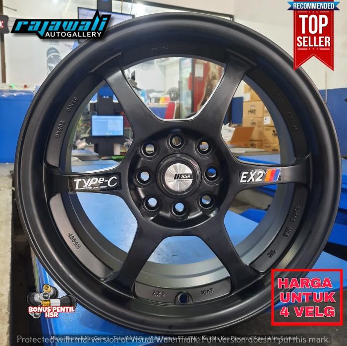 VELG MOBIL FORD FIESTA RING 16 type SSR TYPE C MATE BLACK