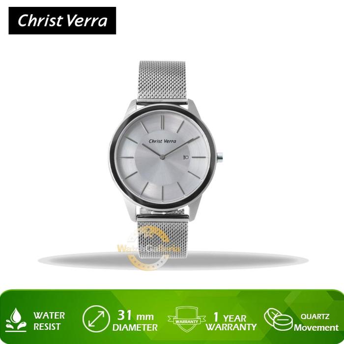 Jam Tangan Christ Verra CV 71118G-41 SLV Original Murah
