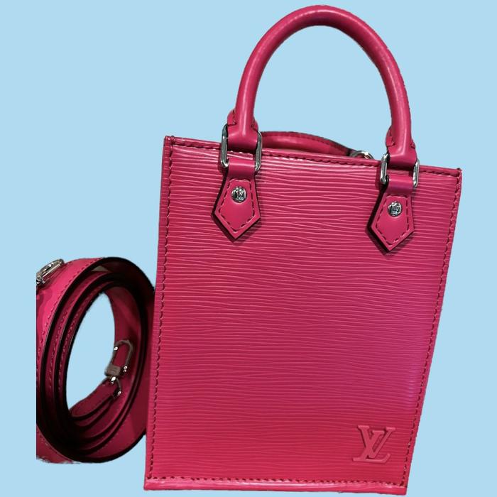 never been used - LV Sac Plat Petit - Pondichery Pink (V rare)