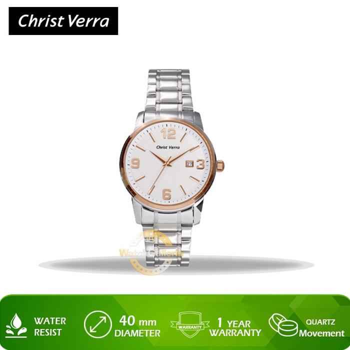 Jam Tangan Christ Verra CV 71112G-14 SLV Original Murah