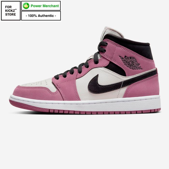 NIKE AIR JORDAN 1 MID SE BERRY PINK LIGHT MULBERRY