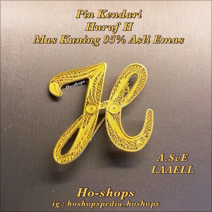 Pin / Bros Mas Kuning Kadar 95% Asli Emas