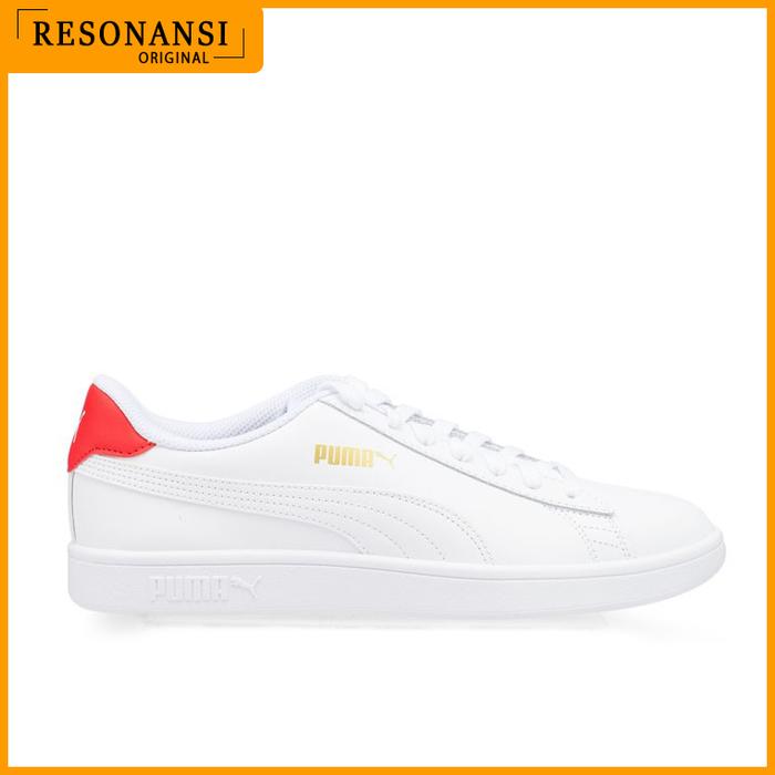 SEPATU PRIA TERBARU ORIGINAL PUMA SNEAKERS CORE SMASH V2 PUTIH EMPUK