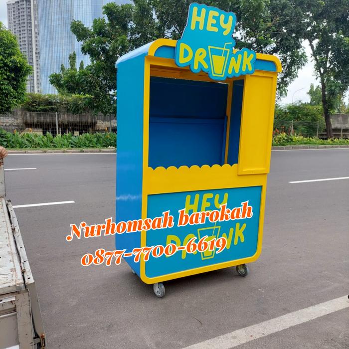 gerobak es krim , gerobak es semangka , gerobak minuman
