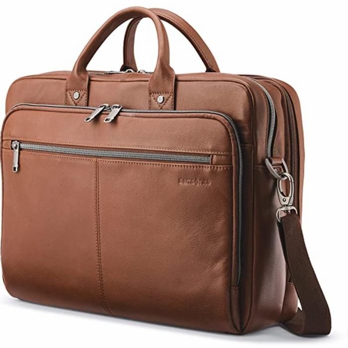 Samsonite Leather Toploader Briefcase