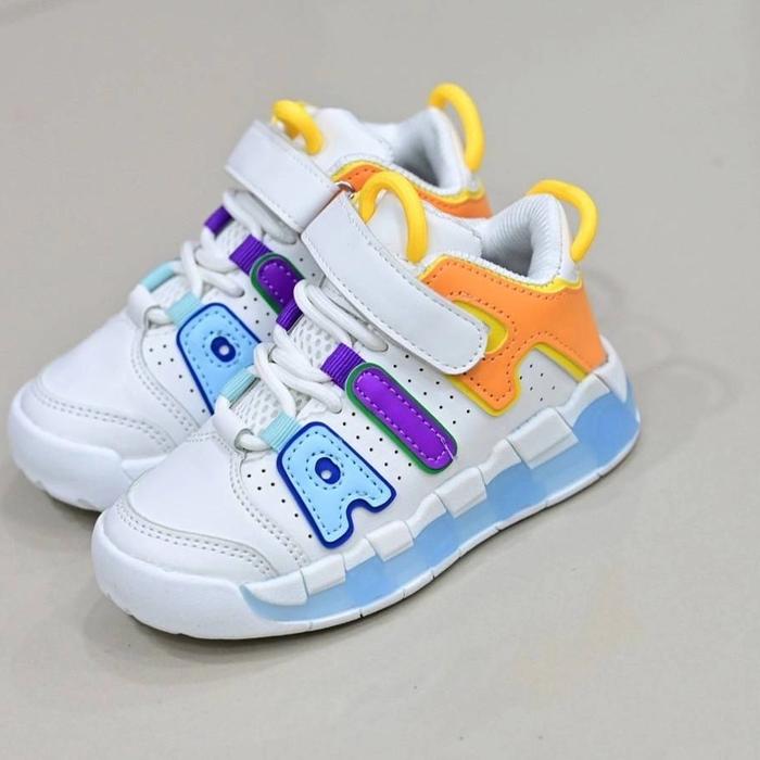 Sepatu anak air jordan uptempo import quality