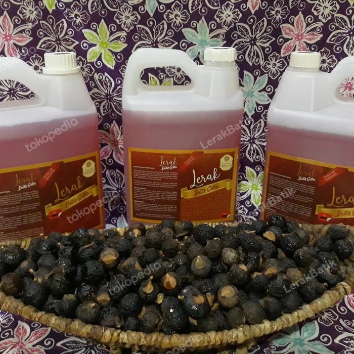 TERLARIS !!!. LERAK BATIK SUTRA, DARI BUAH LERAK ASLI 5 LITER, PREMIUM. READY STOK. Kain Batik