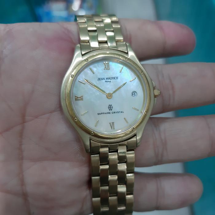jam tangan Jean maurice quartz klasik elegant vintage jam fashion jam