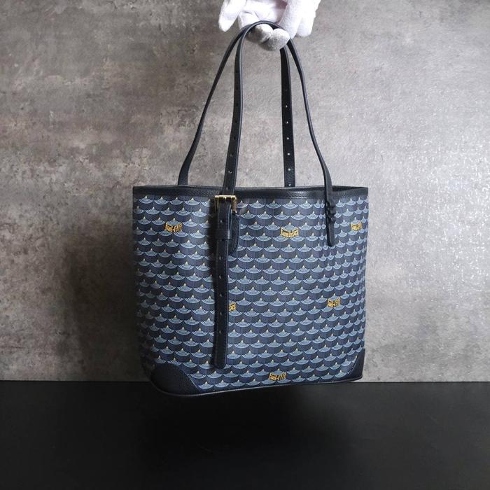 FAURE LE PAGE / FLP Daily Battle Tote Bag 27 in Blue Navy Color