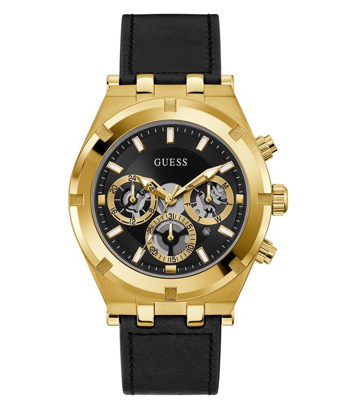 GUESS GW0262G2 CONTINENTAL Analog Gold Black