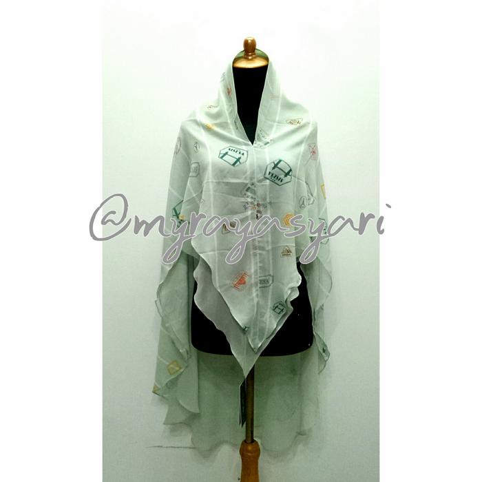 khimar  Syari sisesa hallmark #4 smokey tosca