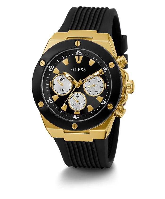 GUESS GW0057G1 POSEIDON Analog BLack Gold