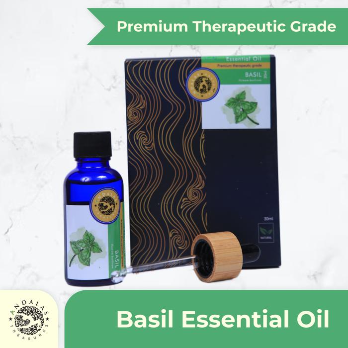 BASIL Premium Essential Oil 100% Pure Murni Minyak Atsiri Selasih