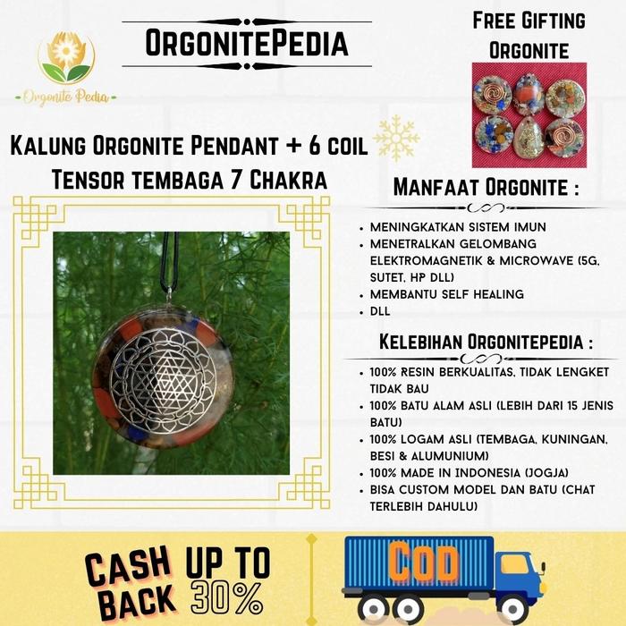 ORGONITE KALUNG BESAR SRI YANTRA ANTI RADIASI