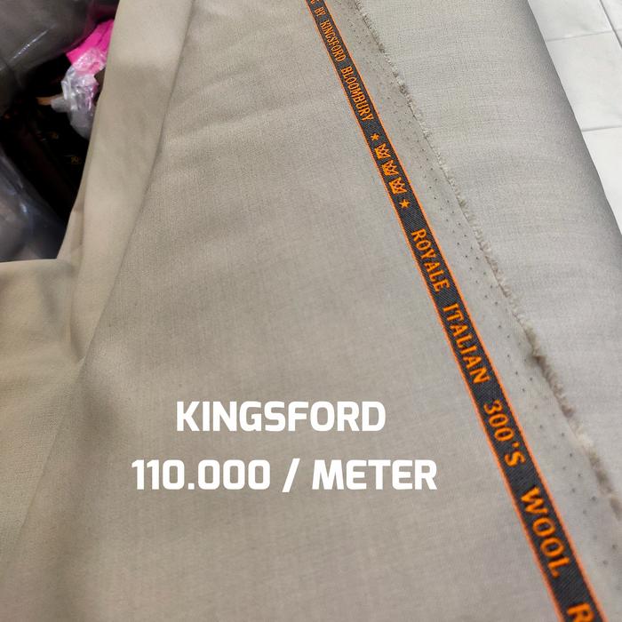 [BPN] Bahan Kain Semiwool Dinas BPN Kingsford [Per 10 cm]