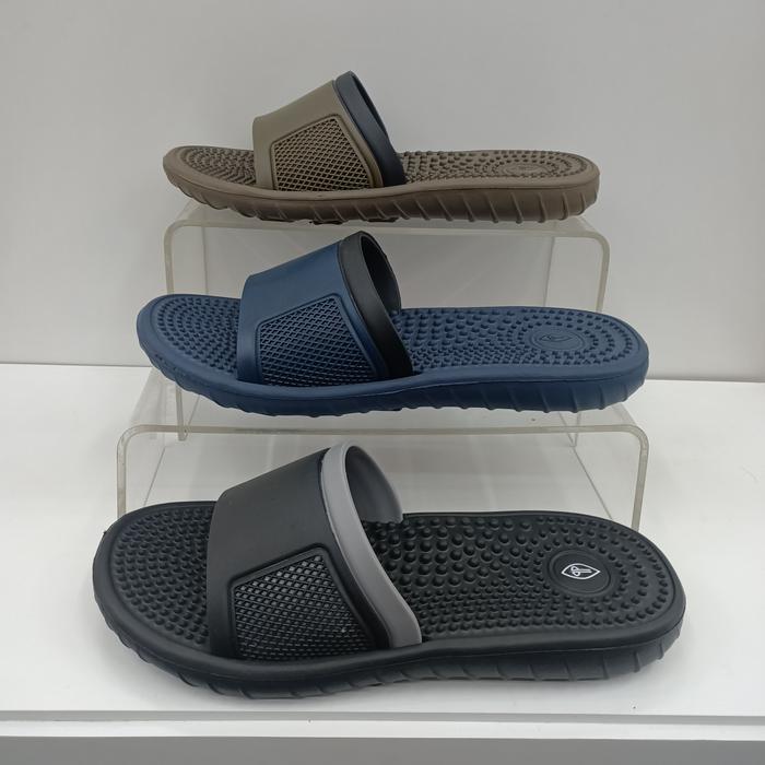 sandal pria patapata terbaru original bata warna hitam,hijau & biru