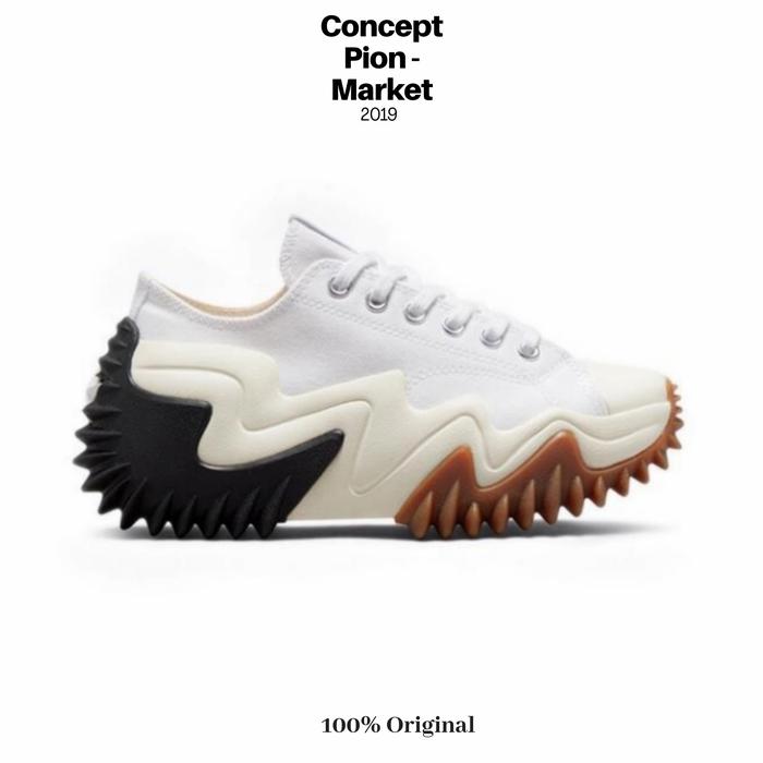 Converse Run Star Motion Canvas Platform OX White