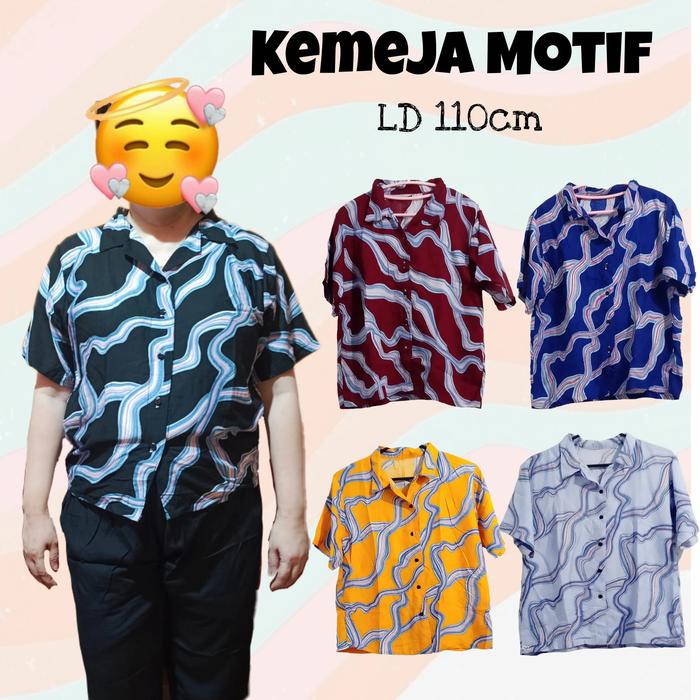 Kemeja Motif Vanessa Wear (pria/wanita)