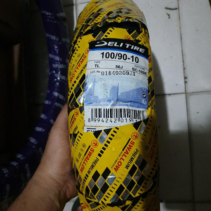 ban luar swallow tubeless 100/90-10 sc109