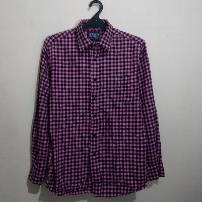 ORIGINAL UNIQLO KEMEJA PRIA FLANNEL FLANEL 9401