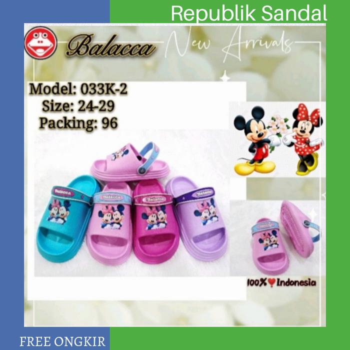 Sandal anak Selop anak BALACCA BC 033K-2 Mickey Mouse Sandal 24-29